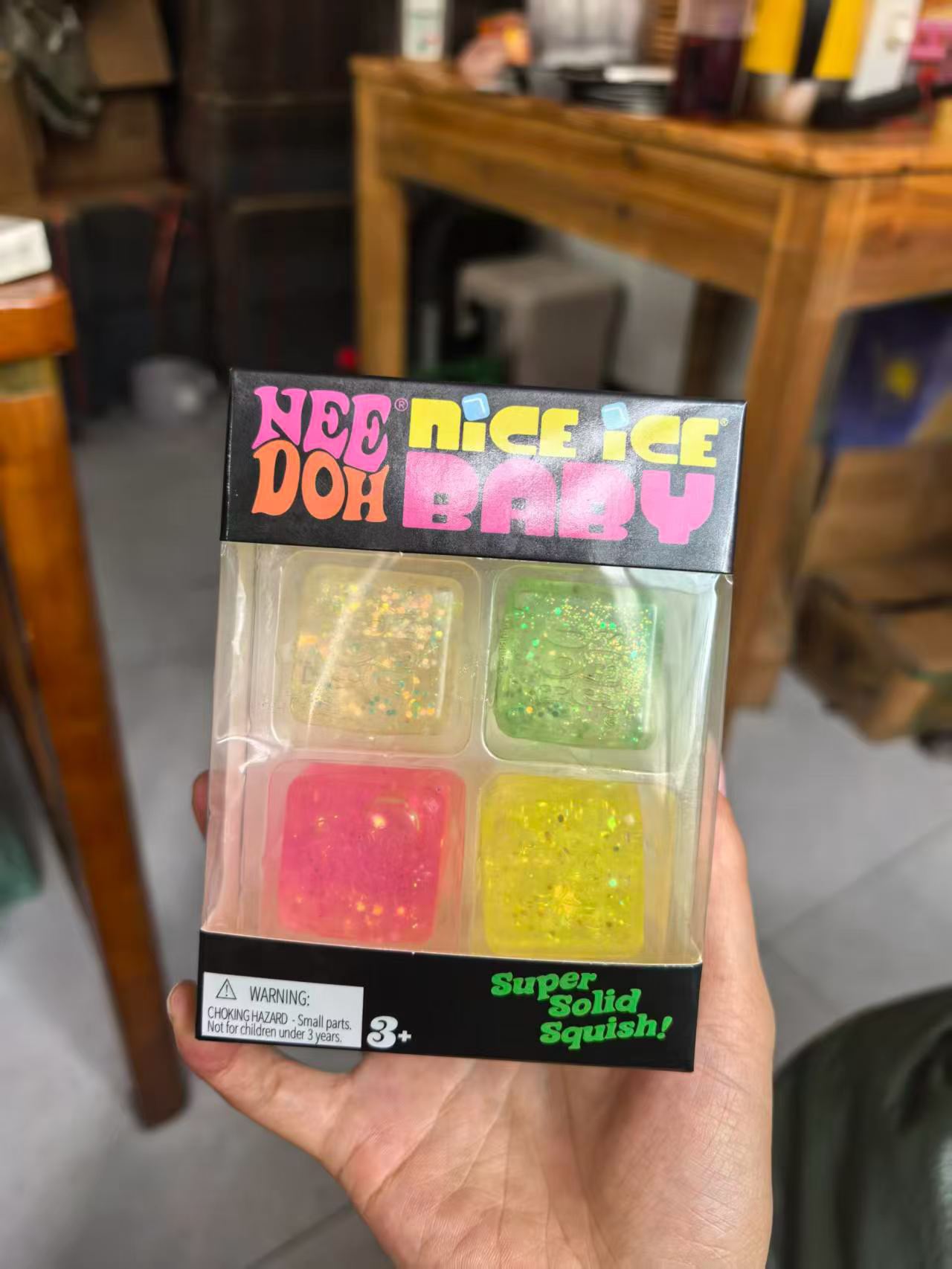 Stress Relief Sensory Toy - Needoh Style Squishy Ice Cube Jelly