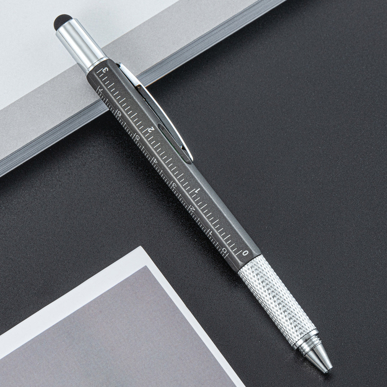 6-in-1 Multi-Function Pen - Screwdriver Ruler Level Stylus
