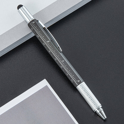 6-in-1 Multi-Function Pen - Screwdriver Ruler Level Stylus