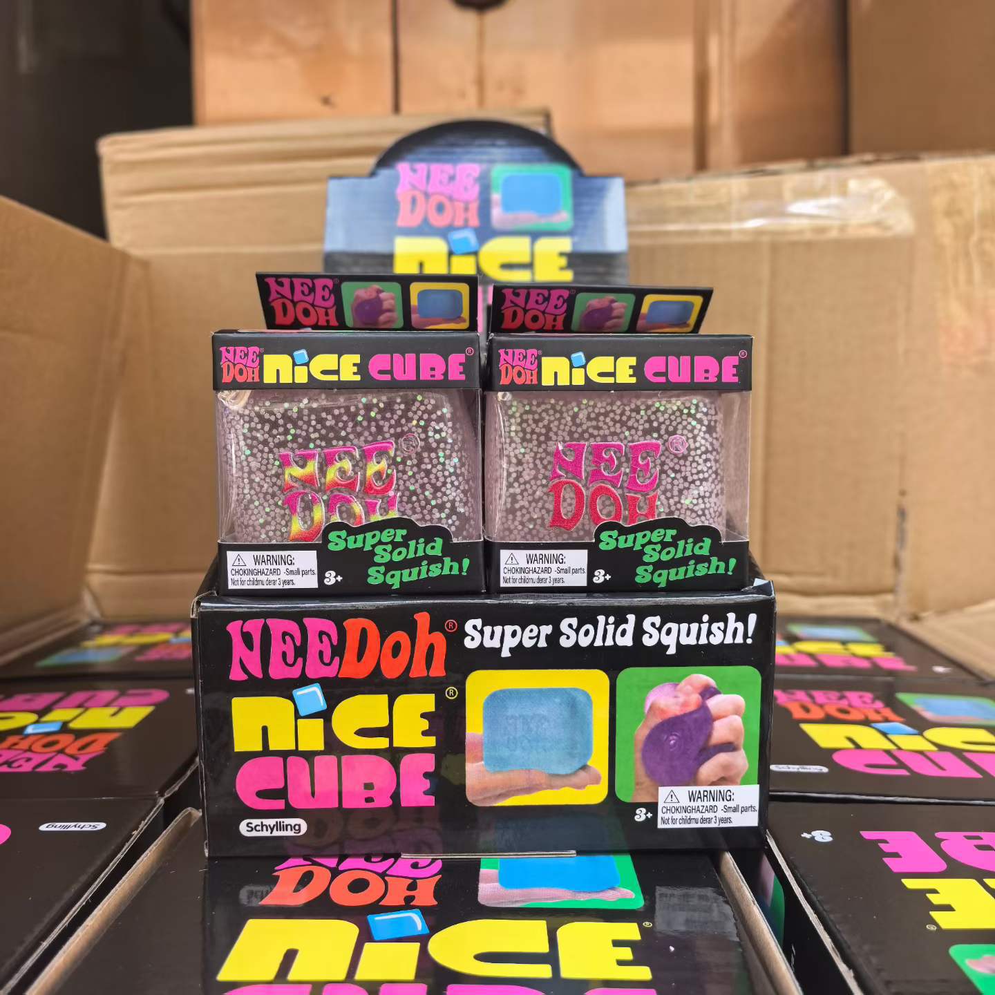 Stress Relief Sensory Toy - Needoh Style Squishy Ice Cube Jelly