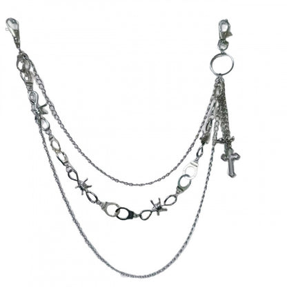 Punk Metal Chain Waist Belt - Unisex Streetwear