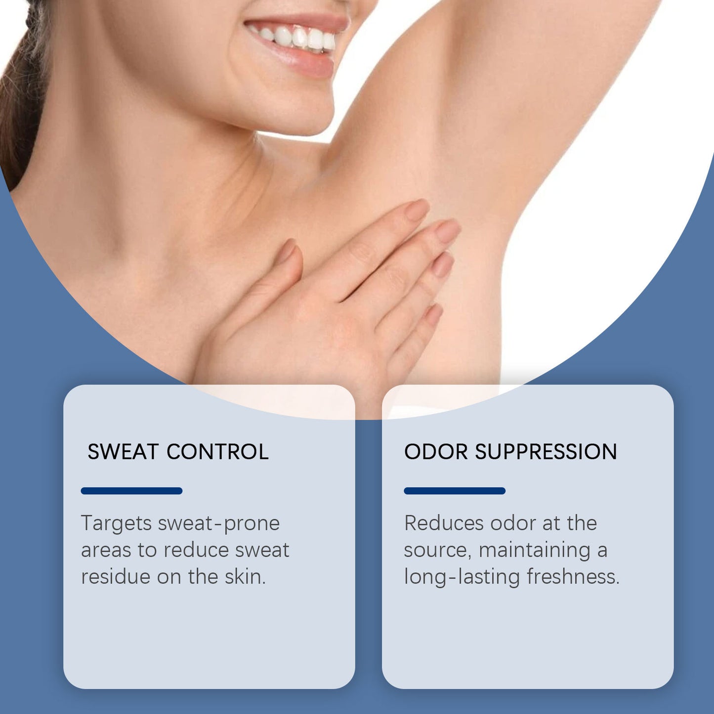 OCEAURA Cooling Roll-On Stick - Refreshing Body Deodorant 30ml
