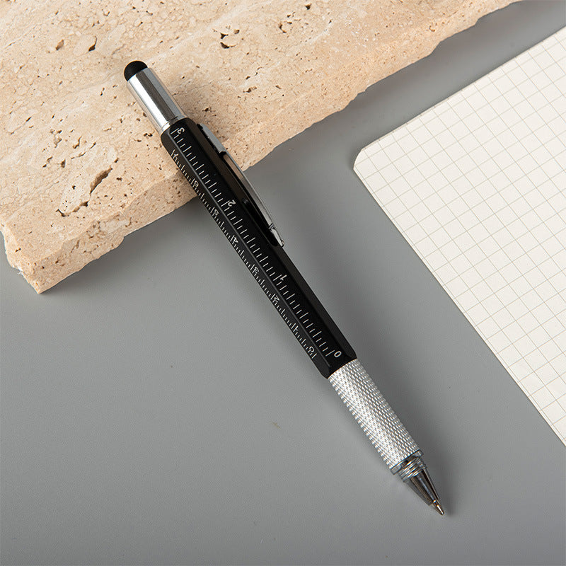 6-in-1 Multi-Function Pen - Screwdriver Ruler Level Stylus