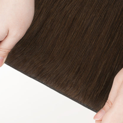 Chocolate Brown (4A) Genius Weft Hair Extensions (100-120g) [Clearance]