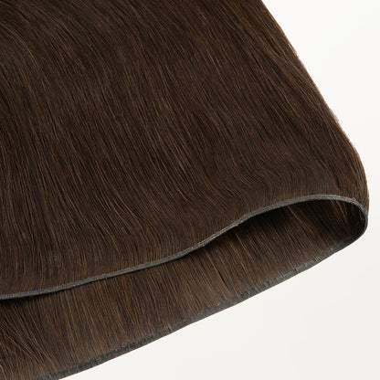 Chocolate Brown (4A) Genius Weft Hair Extensions (100-120g) [Clearance]