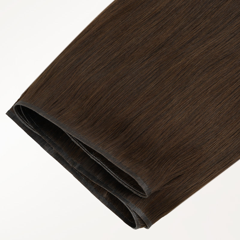 Chocolate Brown (4A) Genius Weft Hair Extensions (100-120g) [Clearance]