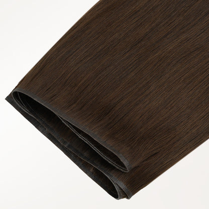 Chocolate Brown (4A) Genius Weft Hair Extensions (100-120g) [Clearance]