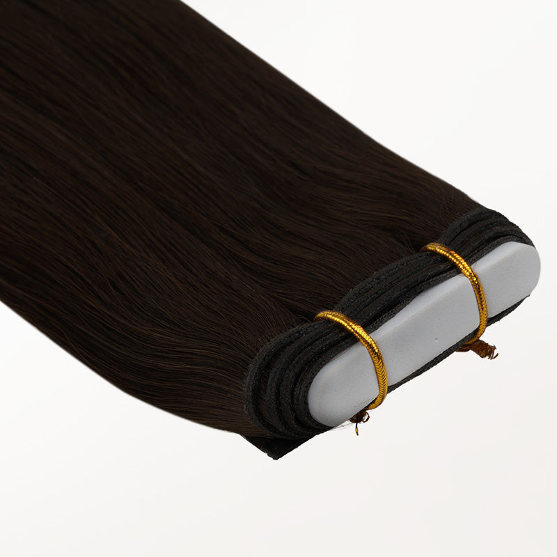 Dark Brown (2) Genius Weft Hair Extensions (100-120g) [Clearance]