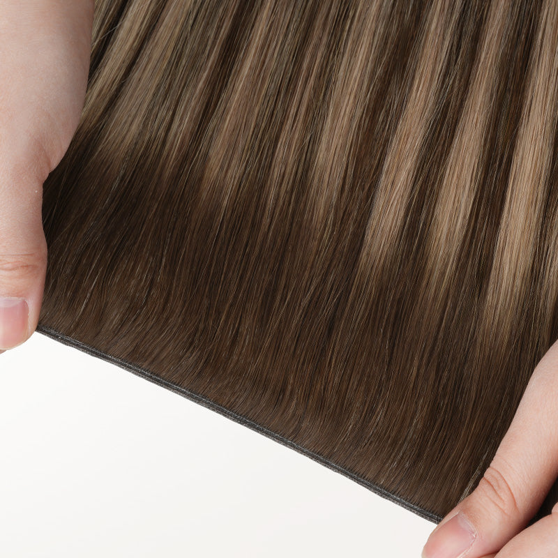 Honey Blonde Balayage (4/26/4) Genius Weft Hair Extensions (100-120g) [Clearance]