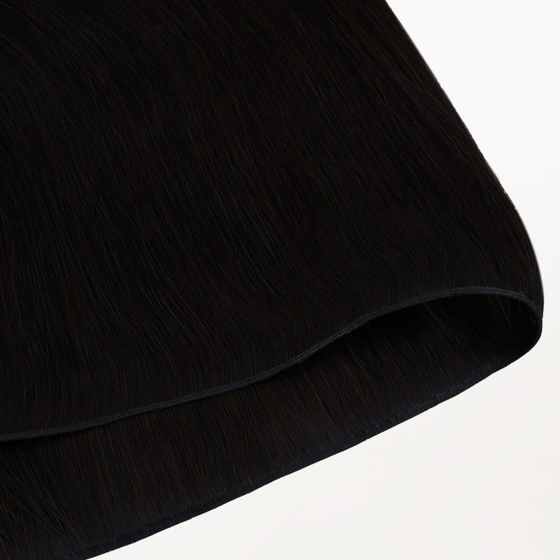 Jet Black (1) Genius Weft Hair Extensions (100-120g) [Clearance]