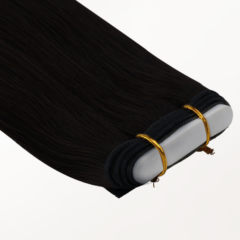 Jet Black (1) Genius Weft Hair Extensions (100-120g) [Clearance]