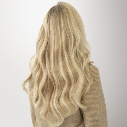 Light Blonde Highlights (16/22A) Genius Weft Hair Extensions (100-120g) [Clearance]
