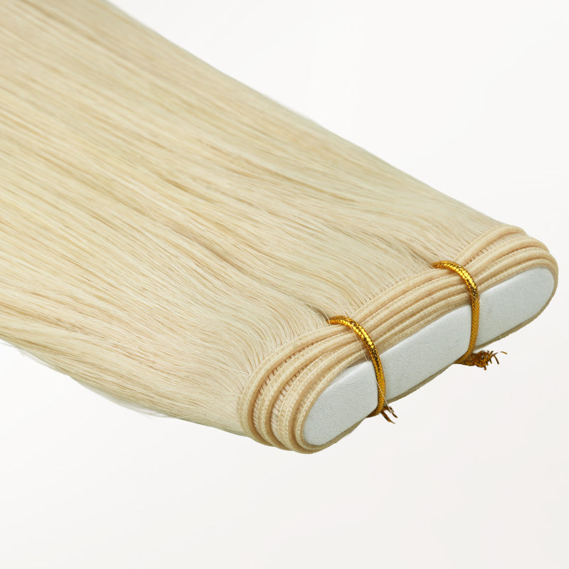 Platinum Blonde (60A) Genius Weft Hair Extensions (100-120g) [Clearance]