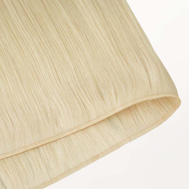 Platinum Blonde (60A) Genius Weft Hair Extensions (100-120g) [Clearance]