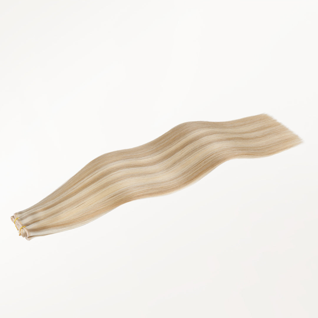 Dirty Blonde Highlights (18D/22F) Butterfly Weft Hair Extensions (100g-160g)