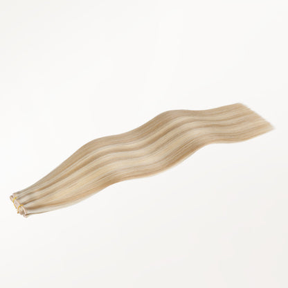 Dirty Blonde Highlights (18D/22F) Butterfly Weft Hair Extensions (100g-160g)