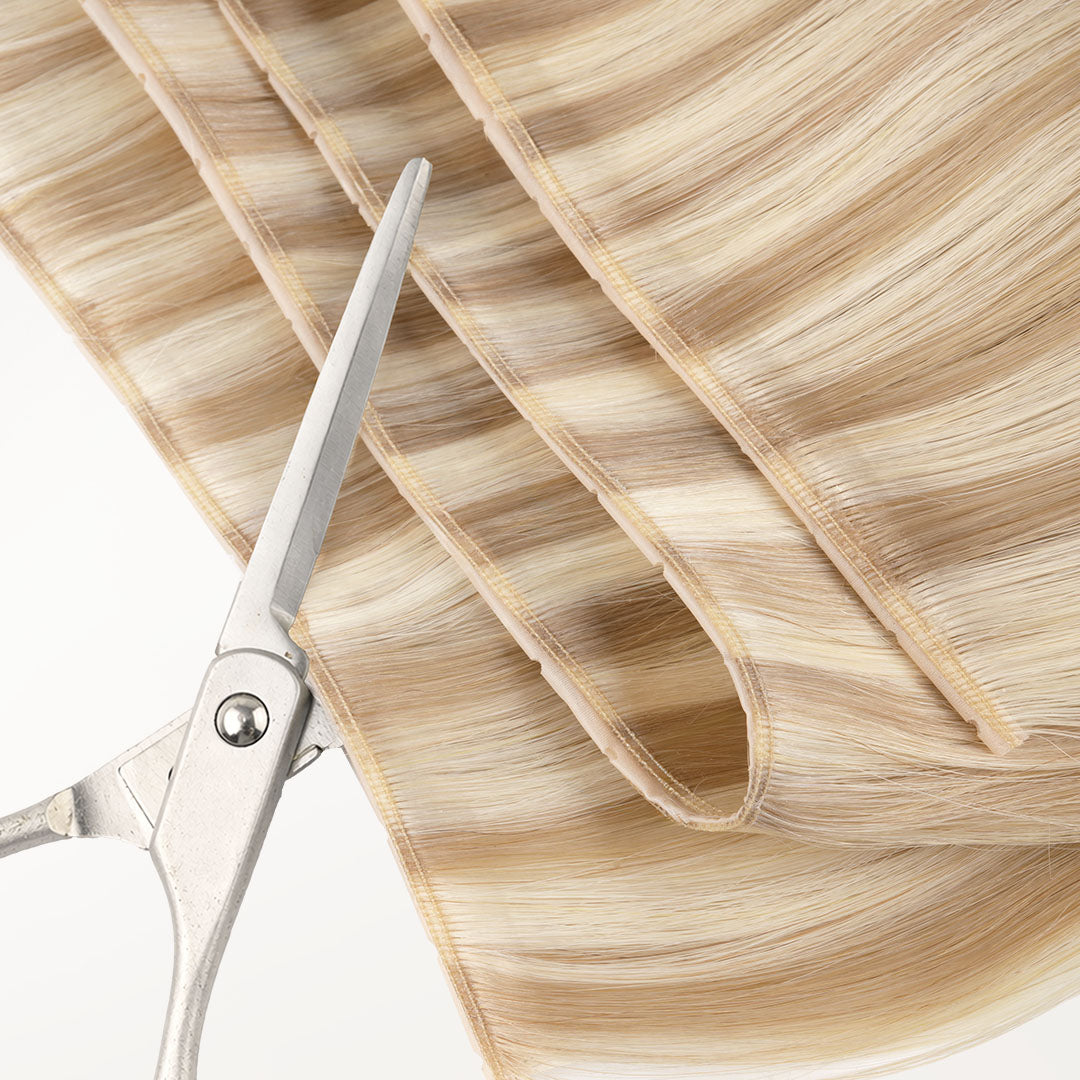 Dirty Blonde Highlights (18D/22F) Butterfly Weft Hair Extensions (100g-160g)