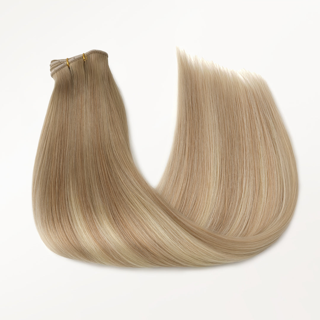 Natural Blonde Balayage (18ET90A) Butterfly Weft Hair Extensions (100g-160g)