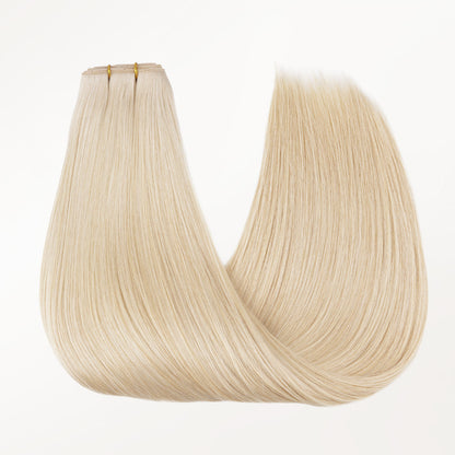 Pure Platinum Blonde (1000) Butterfly Weft Hair Extensions (100g-160g)