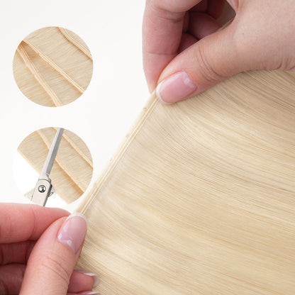 Pure Platinum Blonde (1000) Butterfly Weft Hair Extensions (100g-160g)