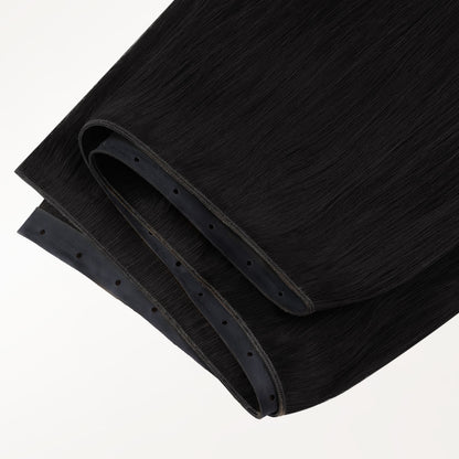 Jet Black (1) Butterfly Weft Human Hair Extensions (100g-150g)