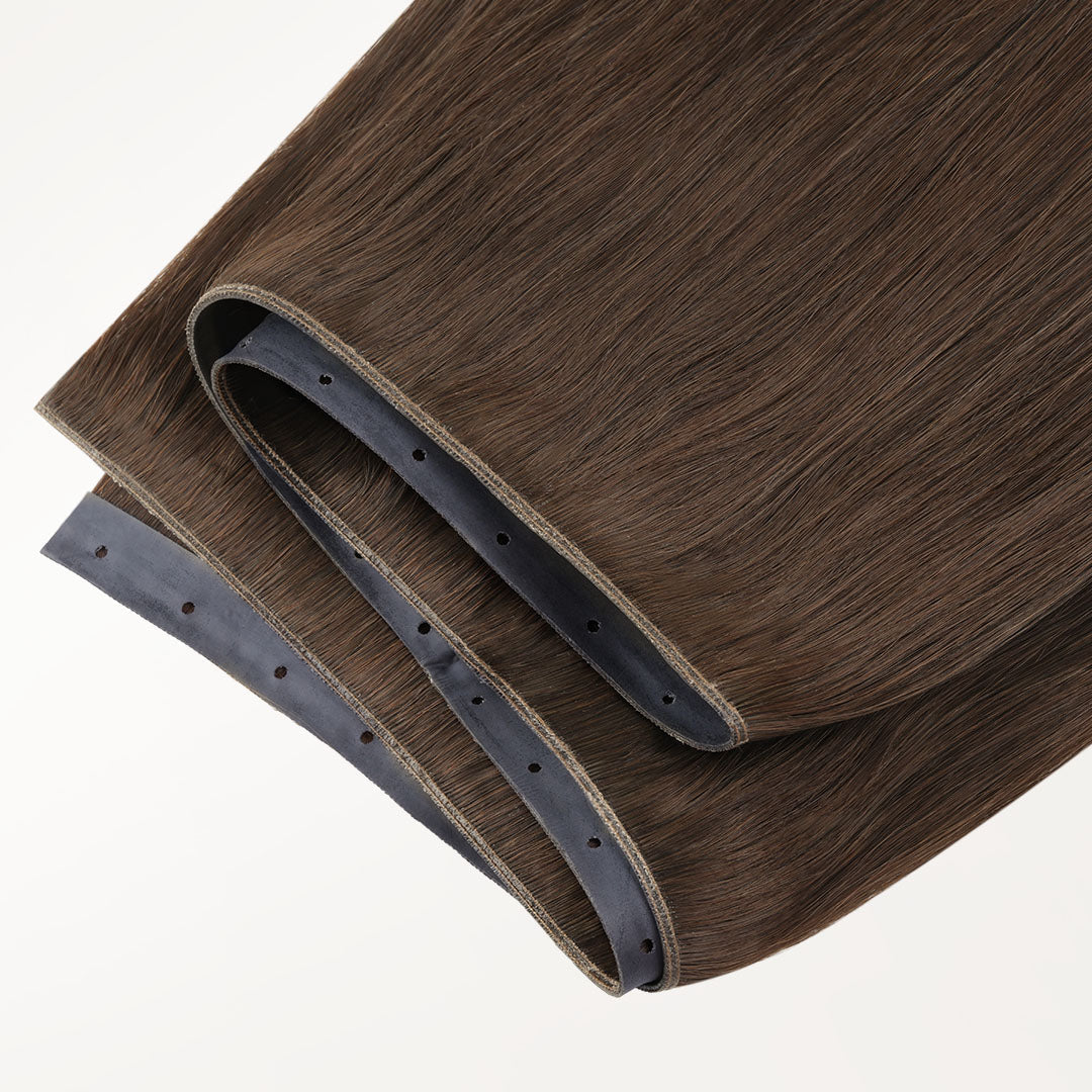 Chocolate Brown (4A) Butterfly Weft Human Hair Extensions (100g-150g)