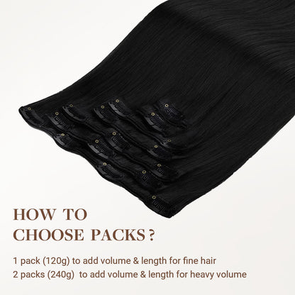 Jet Black (1) Classic Clip-Ins [Clearance]