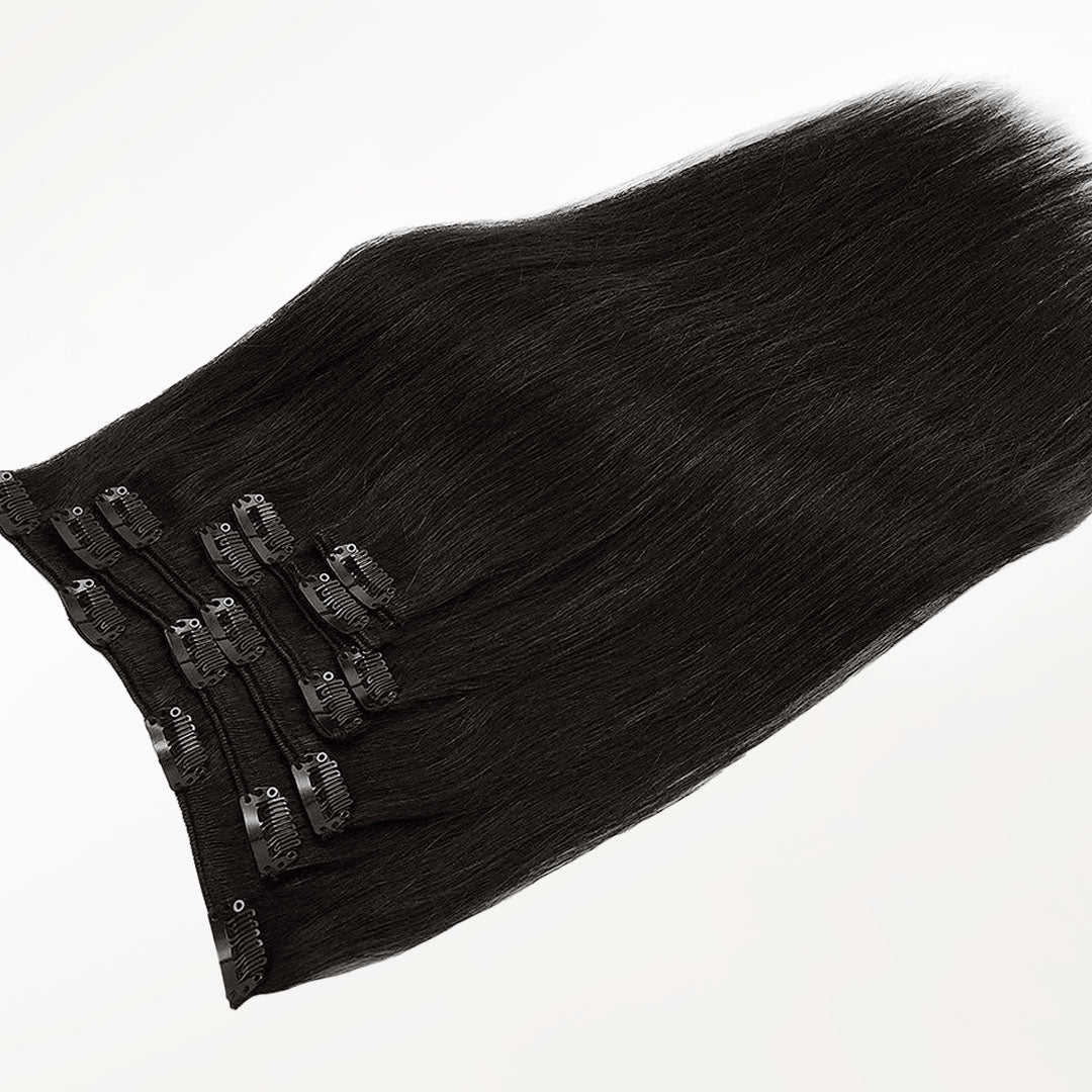 Natural Black (1B) Classic Clip-Ins [Clearance]