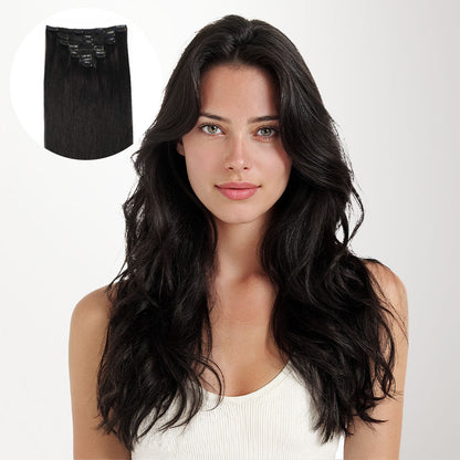 Natural Black (1B) Classic Clip-Ins [Clearance]