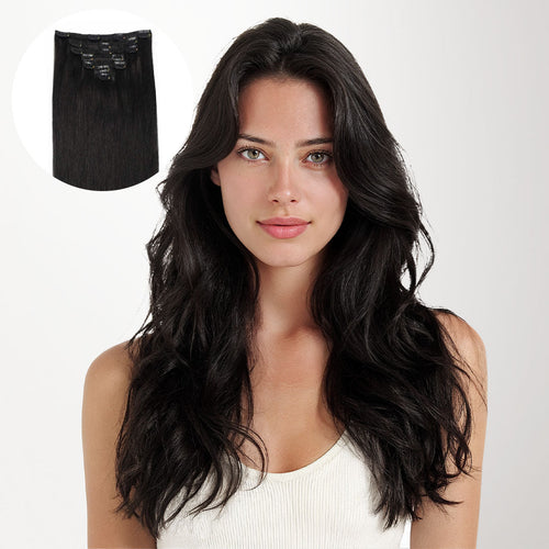 Natural Black (1B) Classic Clip-Ins [Clearance]
