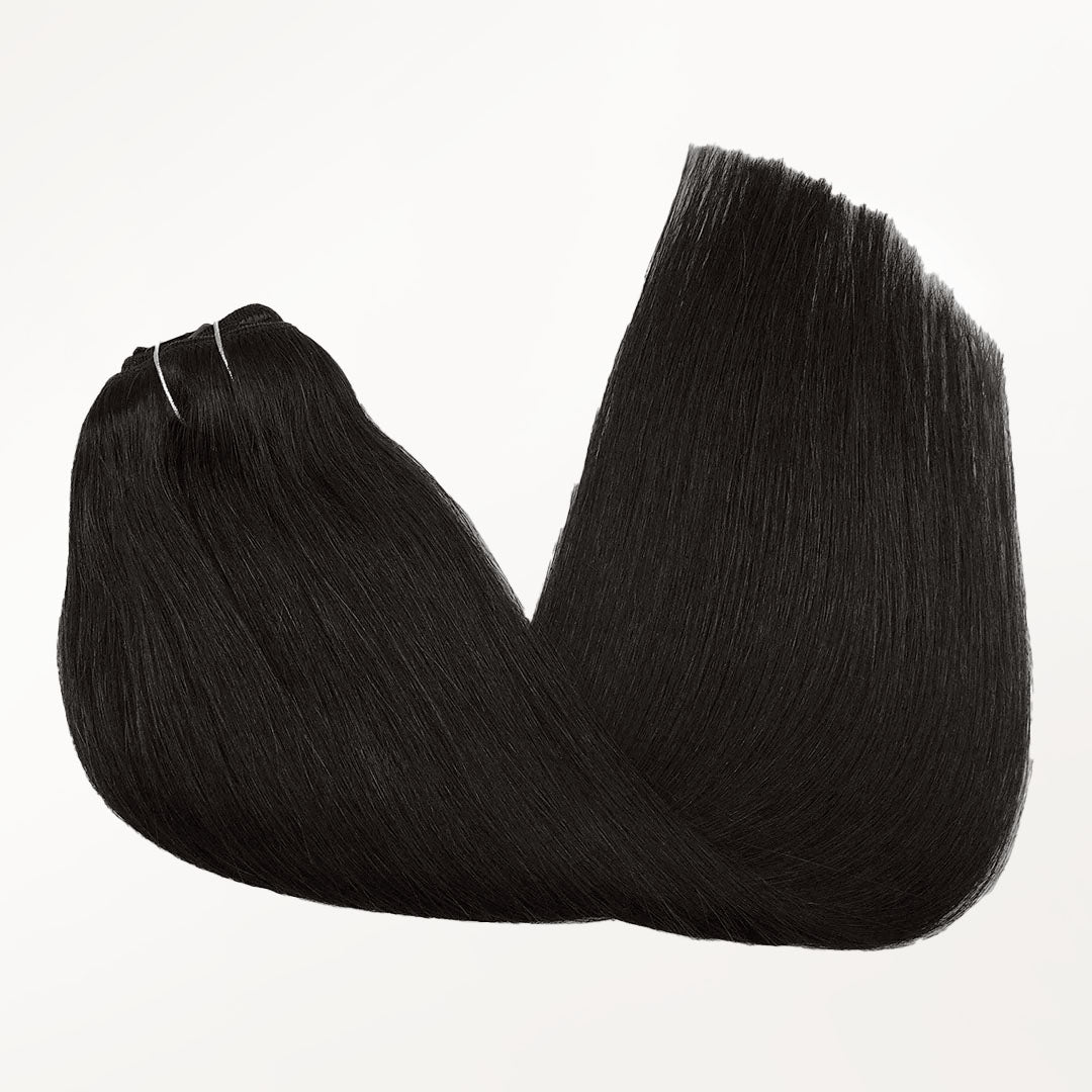 Natural Black (1B) Classic Clip-Ins [Clearance]