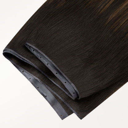Dark Brown Balayage (2/6/2) Butterfly Weft Human Hair Extensions (100g-150g)
