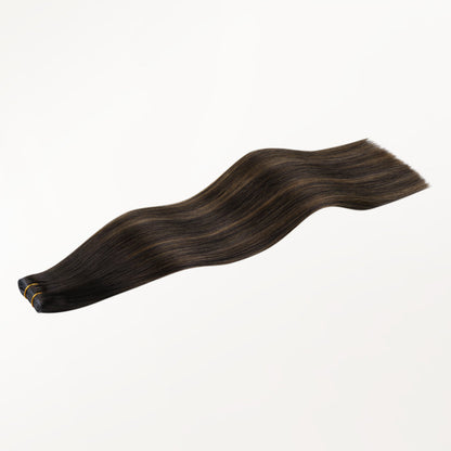 Dark Brown Balayage (2/6/2) Butterfly Weft Human Hair Extensions (100g-150g)