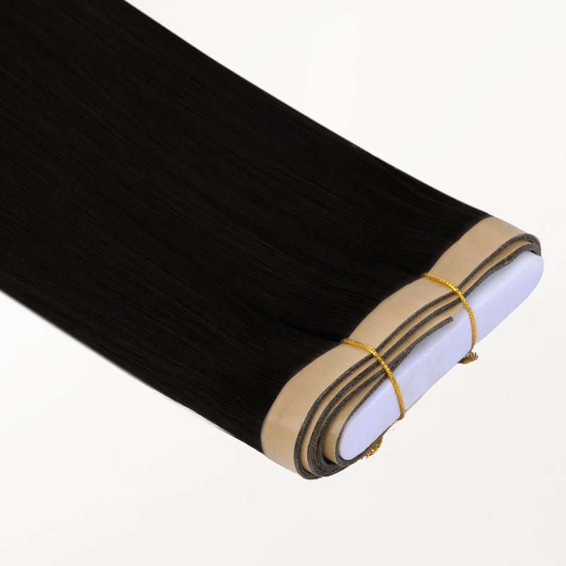 Jet Black (1) Genius Tape Weft Hair Extensions 60g [Clearance]