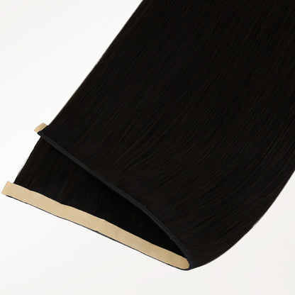 Jet Black (1) Genius Tape Weft Hair Extensions 60g [Clearance]