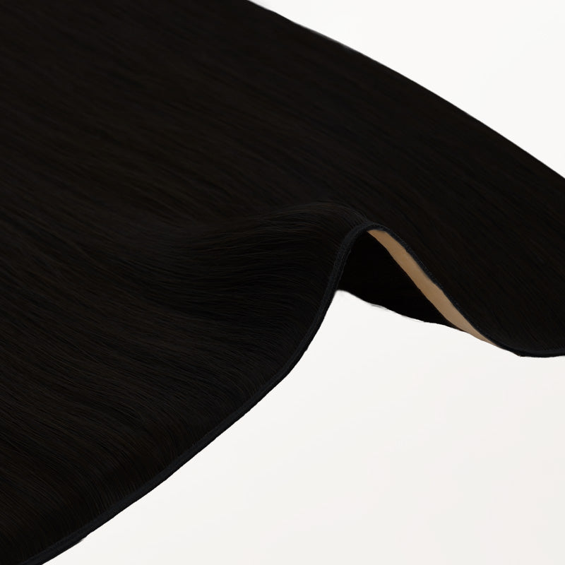 Jet Black (1) Genius Tape Weft Hair Extensions 60g [Clearance]