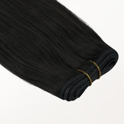 Jet Black (1) Genius Tape Weft Hair Extensions 60g [Clearance]