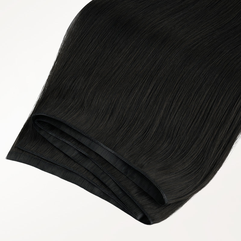 Jet Black (1) Genius Tape Weft Hair Extensions 60g [Clearance]