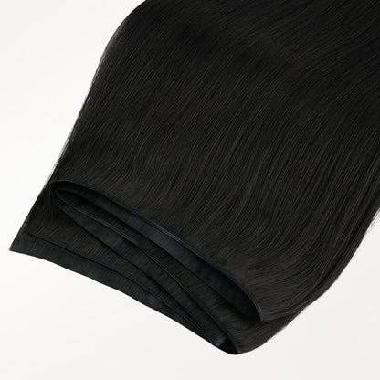 Jet Black (1) Genius Tape Weft Hair Extensions 60g [Clearance]