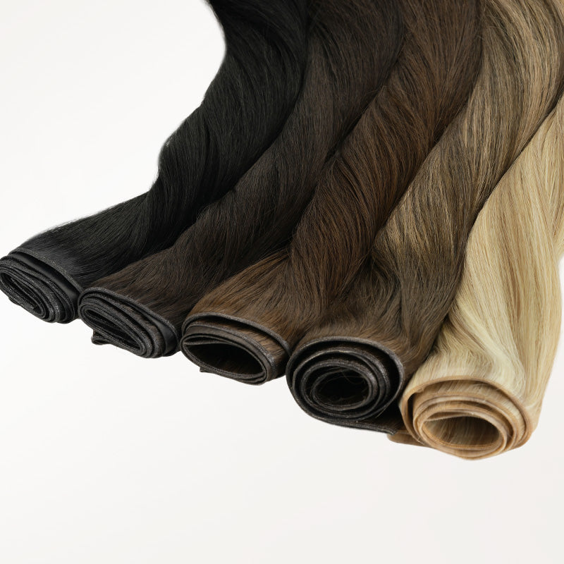Jet Black (1) Genius Tape Weft Hair Extensions 60g [Clearance]