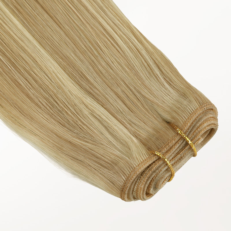 Light Blonde Highlights (16/22A) Genius Tape Weft Hair Extensions 60g [Clearance]