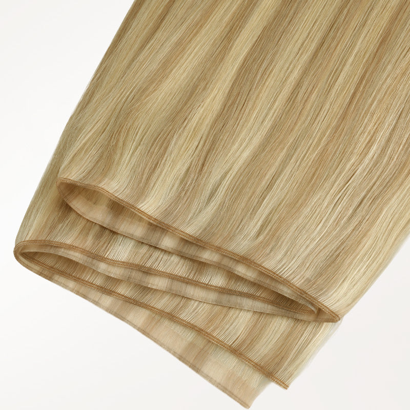 Light Blonde Highlights (16/22A) Genius Tape Weft Hair Extensions 60g [Clearance]
