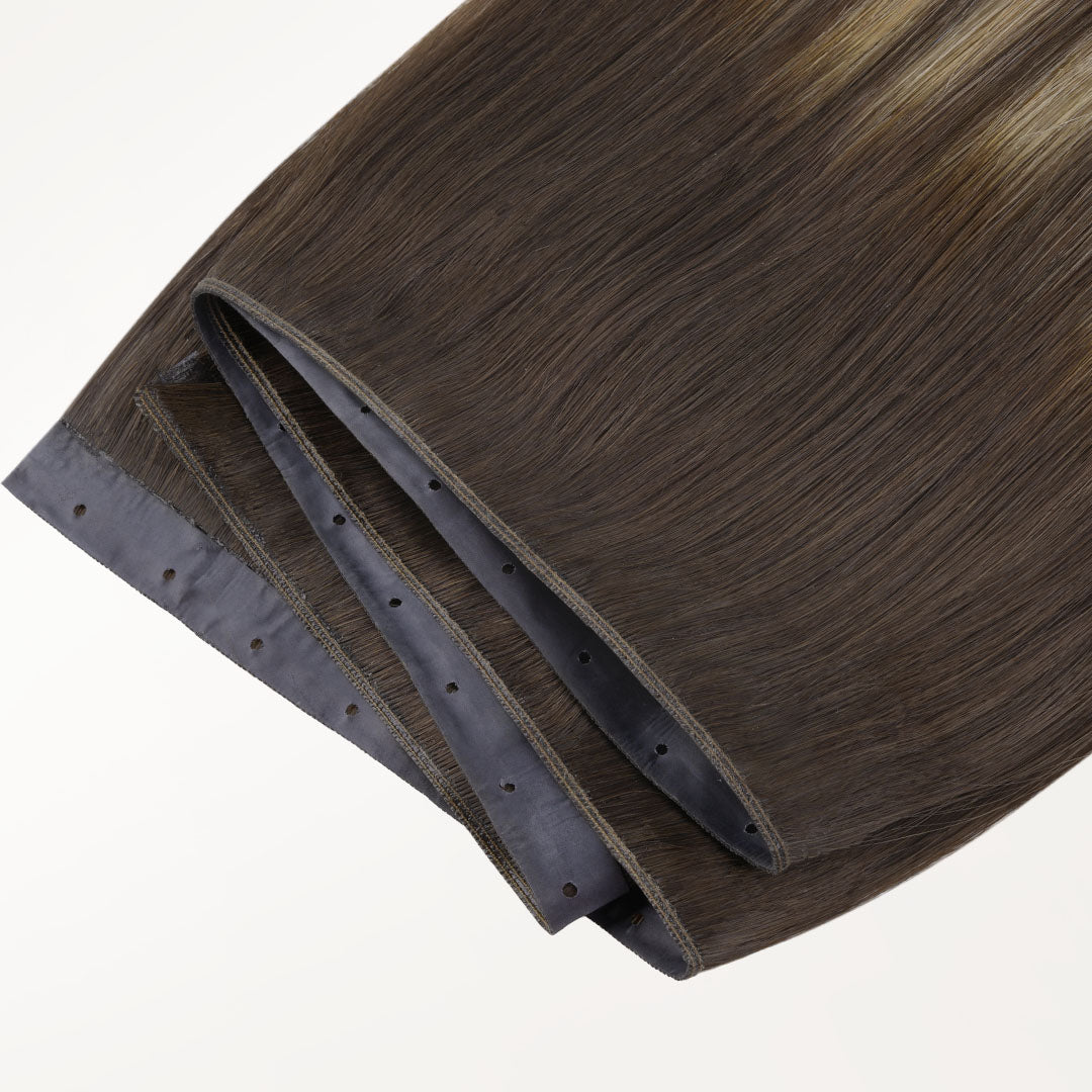 Honey Blonde Balayage (4/26/4) Butterfly Weft Human Hair Extensions (100g-150g)