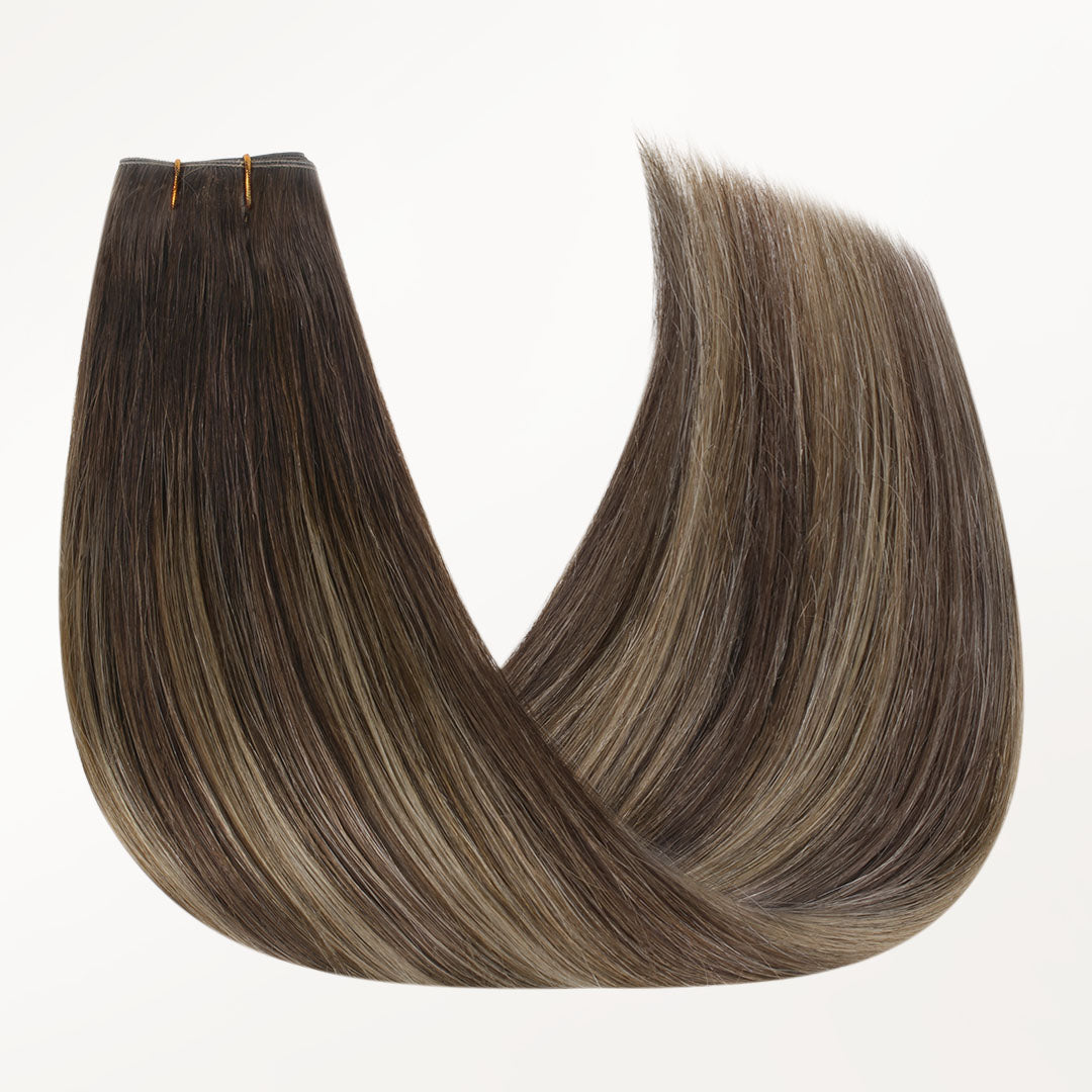 Honey Blonde Balayage (4/26/4) Butterfly Weft Human Hair Extensions (100g-150g)
