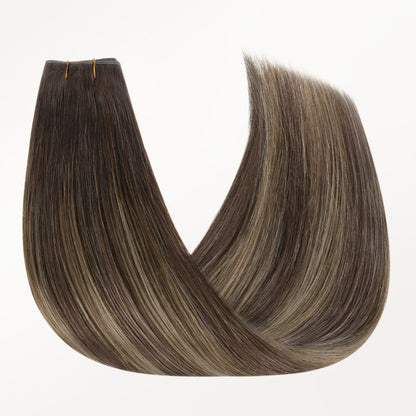 Honey Blonde Balayage (4/26/4) Butterfly Weft Human Hair Extensions (100g-150g)