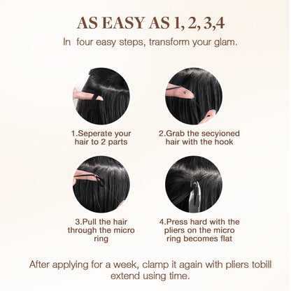 Dark Brown (2) I-Tip Hair Extensions 50g [Clearance]