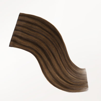 Brown Sugar Swirl Highlights (2C/4E/6C) Invisi Edge Seamless Clip-Ins (140g-160g)