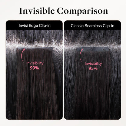 Natural Black Balayage (1B/6/1B) Invisi Edge Seamless Clip-Ins (140g-160g)