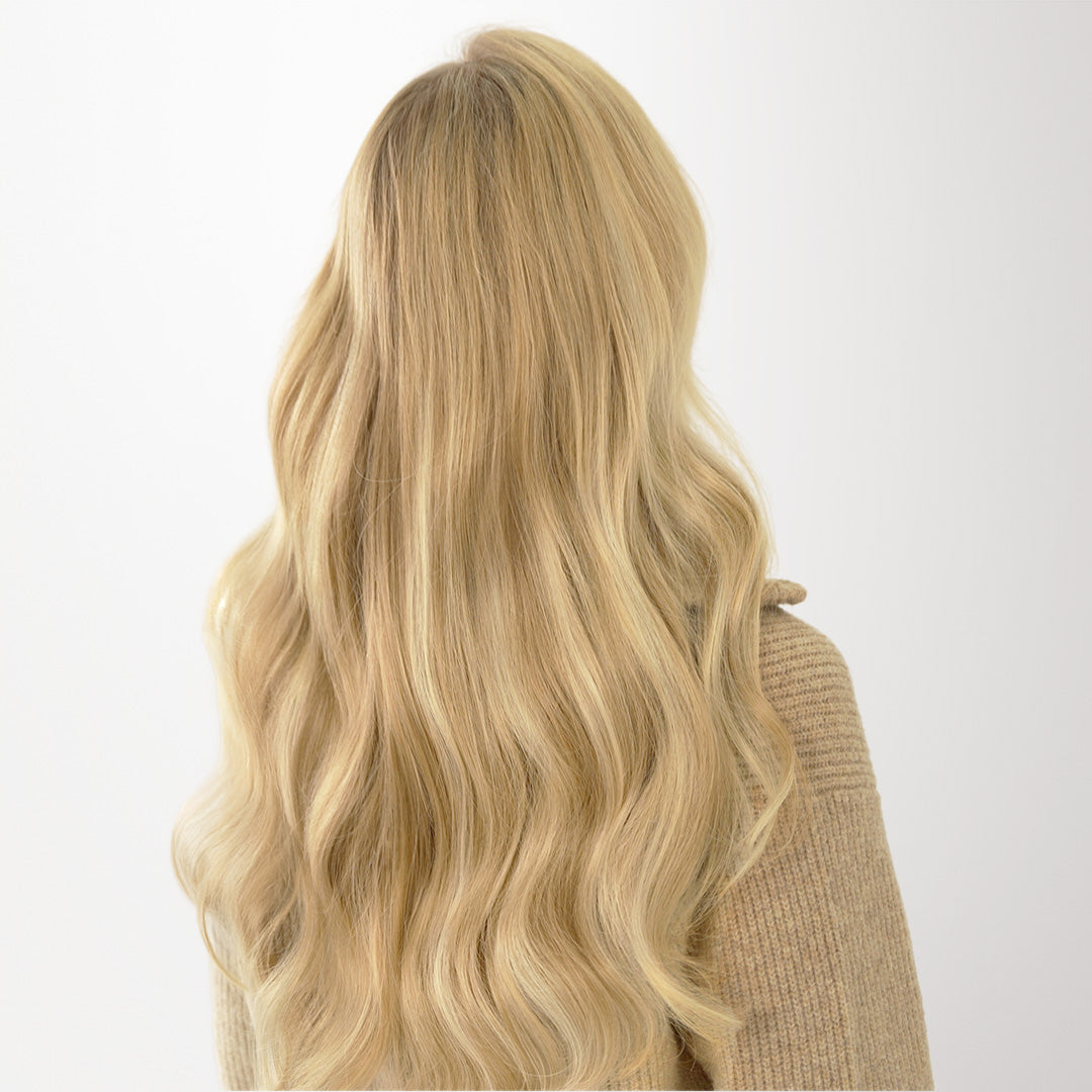 Light Blonde Highlights (16/22A) Butterfly Weft Human Hair Extensions (100g-150g)