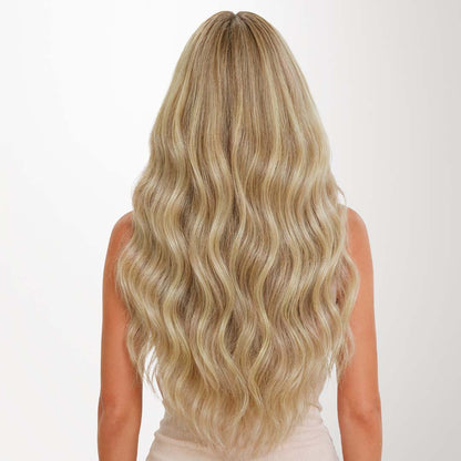 Dirty Blonde Highlights (18D/22F) Micro Link Tip Hair Extensions